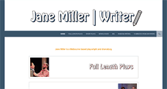 Desktop Screenshot of janemiller.net